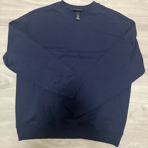 H&M Men's Deep Blue Crewneck Sweater